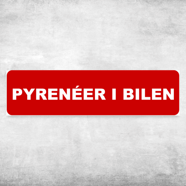 Pyrenéer i bilen