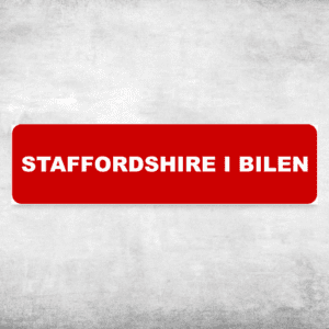 Staffordshire i bilen